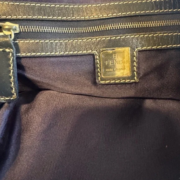 Fendi small Zucchino Canvas Boston - Picture 6 of 9